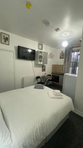 Studio with garden view