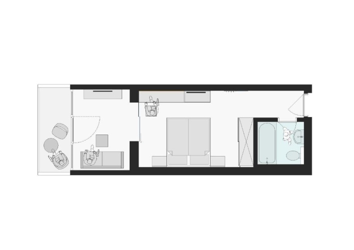 Deluxe Double room with balcony