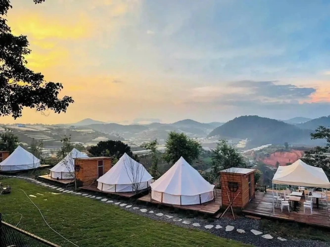 Tent with view