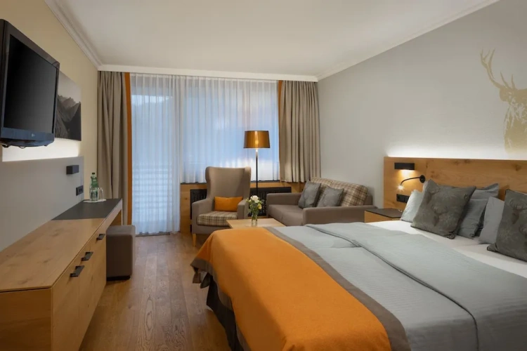 Deluxe Double room with balcony and with mountain view