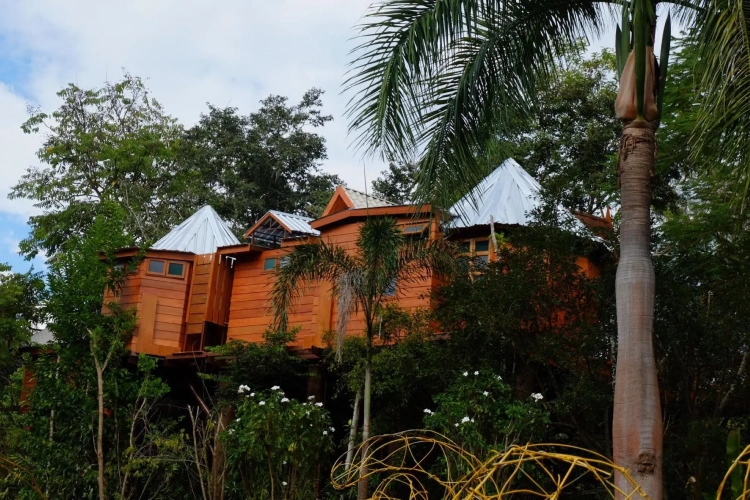 Villa with river view