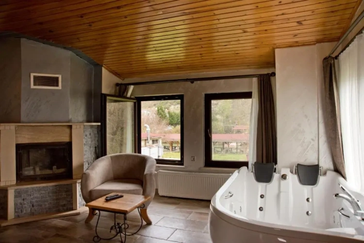 Deluxe room with balcony and with river view