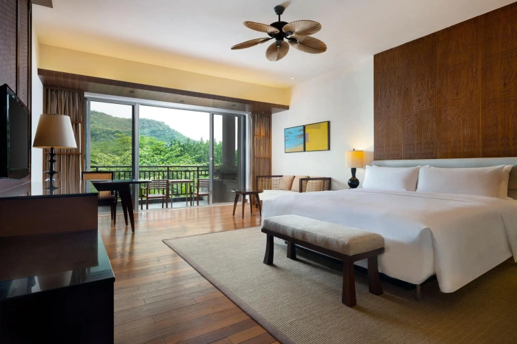 Deluxe Double Family room with balcony and with garden view