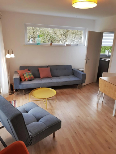 Ferienhaus mit großem Garten in Strandnähe