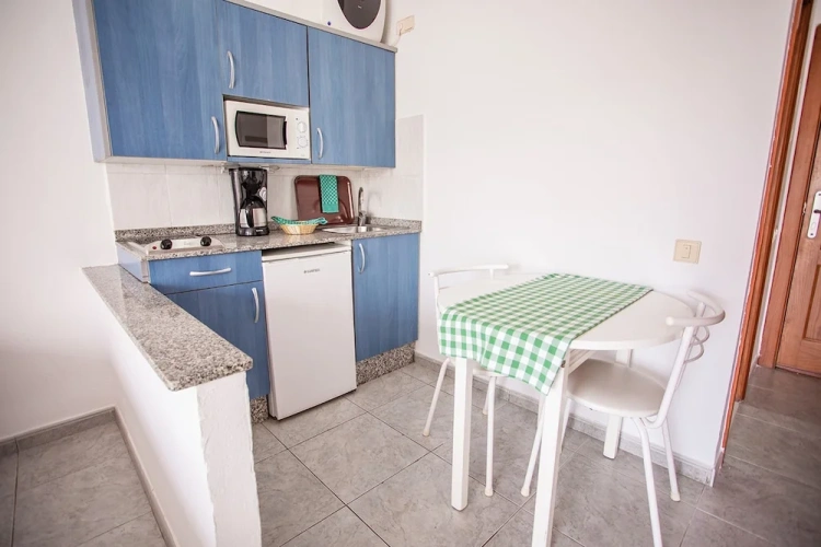 Studio with partial sea view