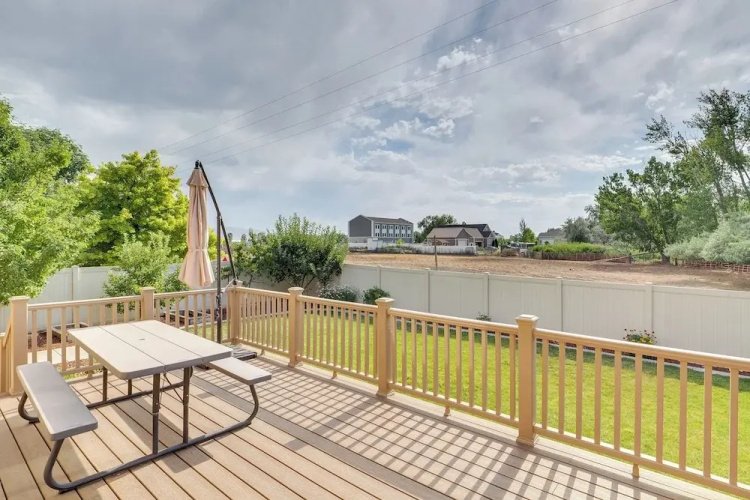 Spacious Utah Retreat w/ Deck, Grill & Fire Pit!