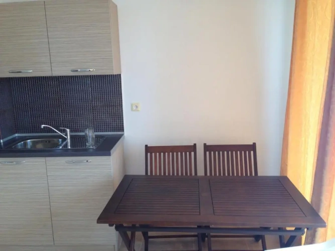 Studio with balcony and with view