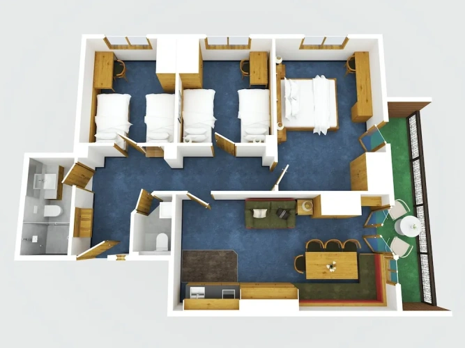 Guest rooms