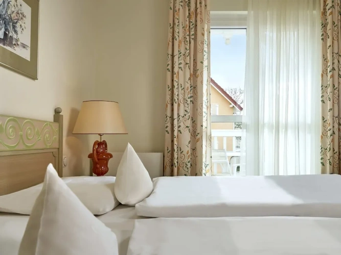 Standard Double room with balcony and with land view