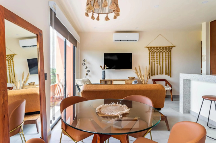 Penthouse Studio with Gym, Swimming-pool, Outdoor BBQ, Aldea Savia