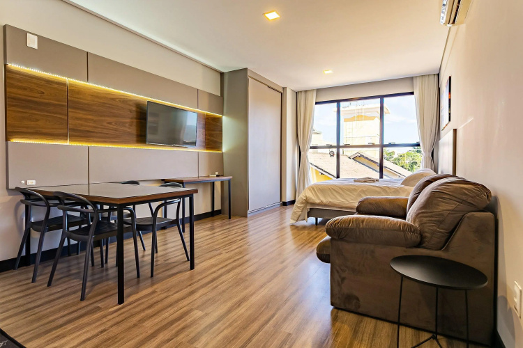 Studio Em Condomínio C/ Piscina 700m Praia Sti210
