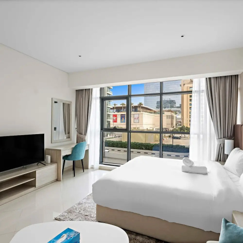 Studio Palm Jumeirah With Rooftop Pool and View