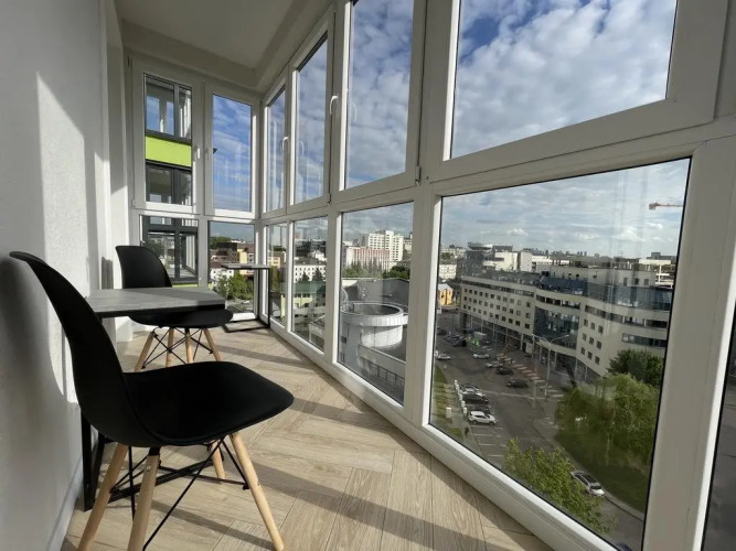 Фотография номера квартиры Апартаменты Румер с дизайнерским ремонтом у Немиги