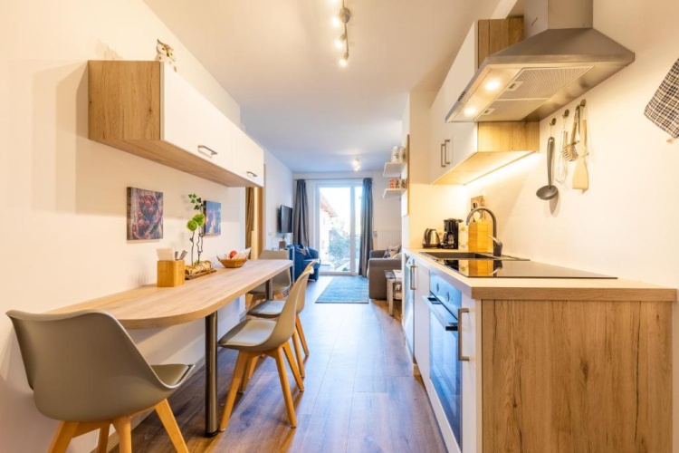 Apartment with garden view