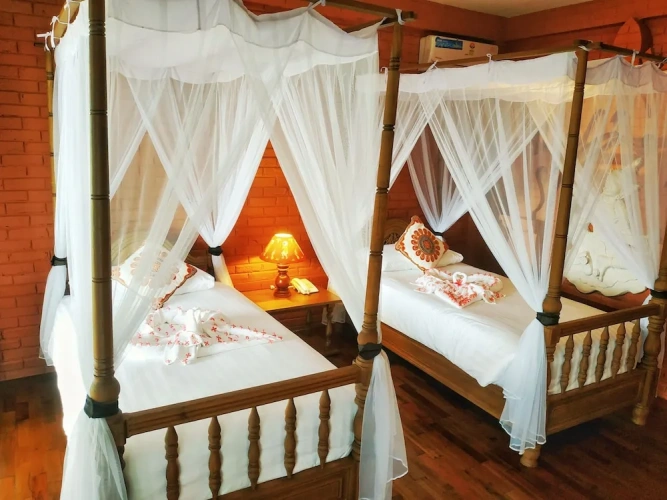 Deluxe room with balcony and with river view