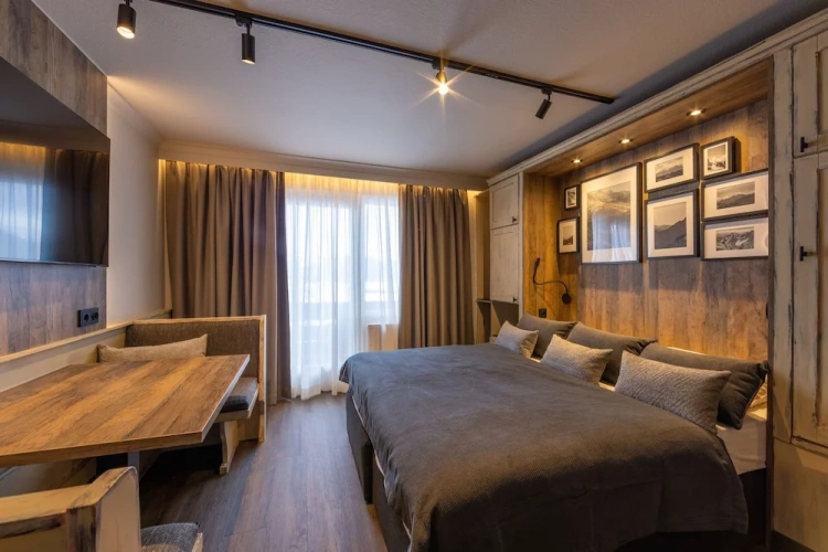 Studio with balcony