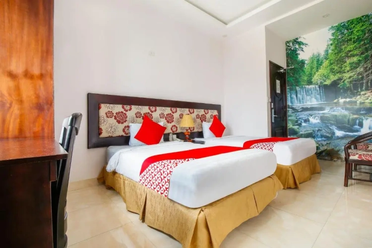 Standard Twin room with view