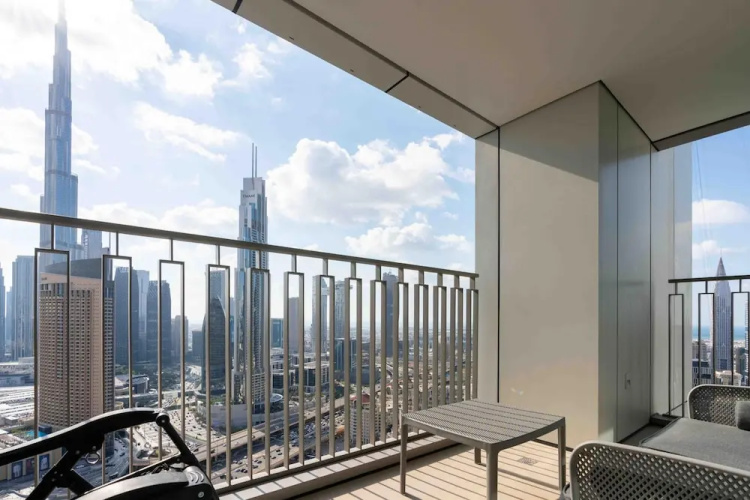 Regal 3BR Maid w Burj Khalifa View Balcony