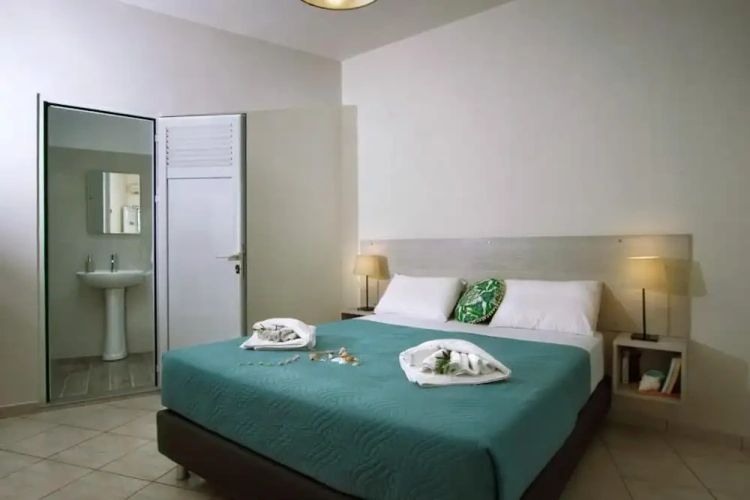 Standard Quadruple room with balcony and with sea view
