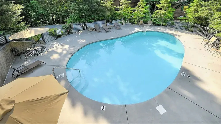3 Bears One-Level Open Floor Plan Cabin with Pool Table by RedAwning