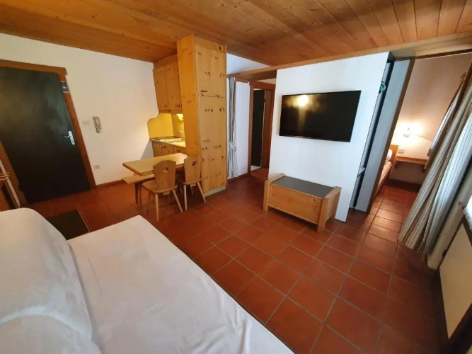 Studio with balcony
