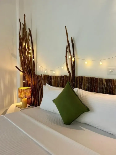 Deluxe Double room with balcony and with garden view