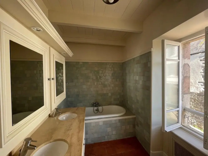 House in Locquirec Near Sandy Beaches
