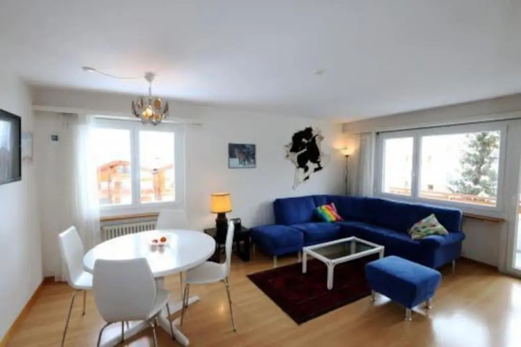 Near ski slopes 2 bedrooms apartment with balcony
