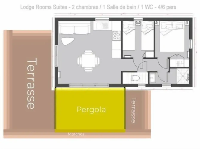Bungalow with river view