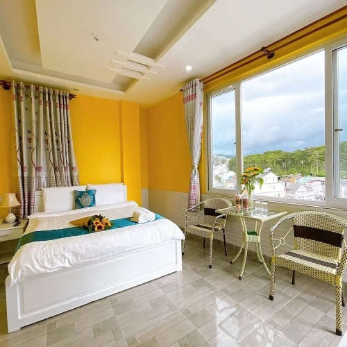 Comfort Double room with balcony and with mountain view