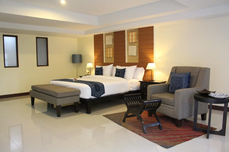 Standard Twin room with balcony and with view
