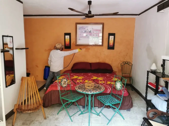 1 Bedroom Standard Triple room with garden view