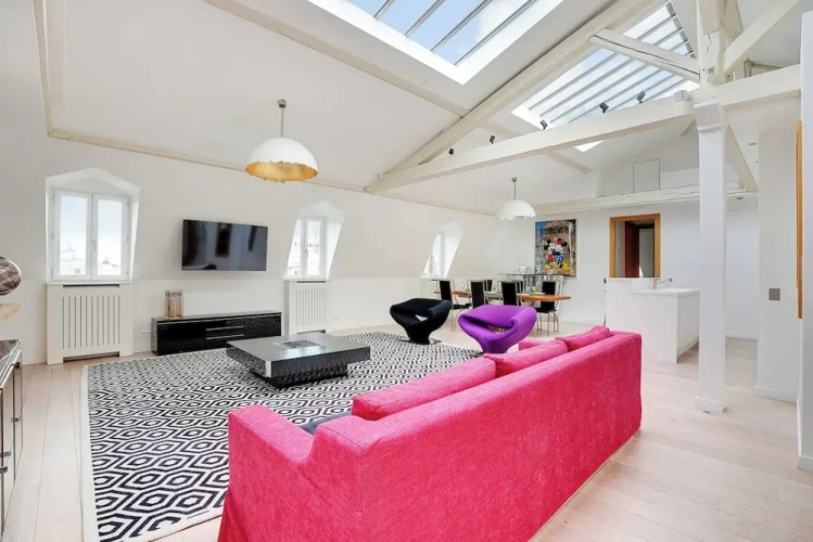Designer Loft - 2bd/6p- Arc de Trimphe