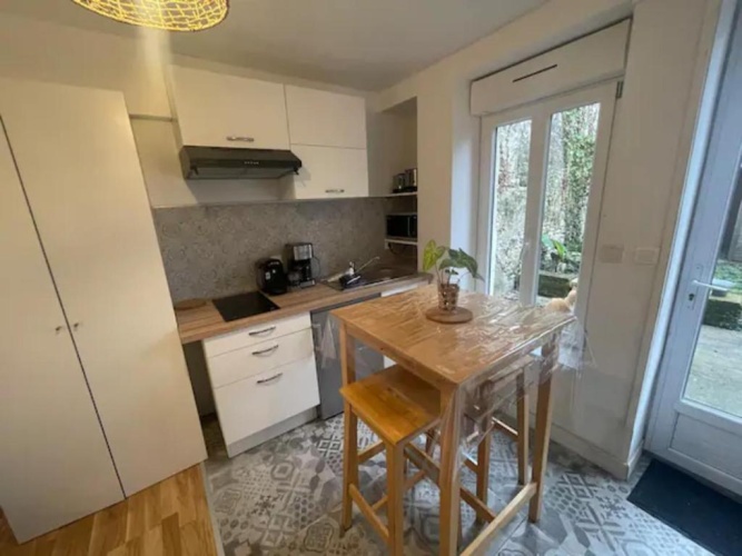 Apartment with garden view