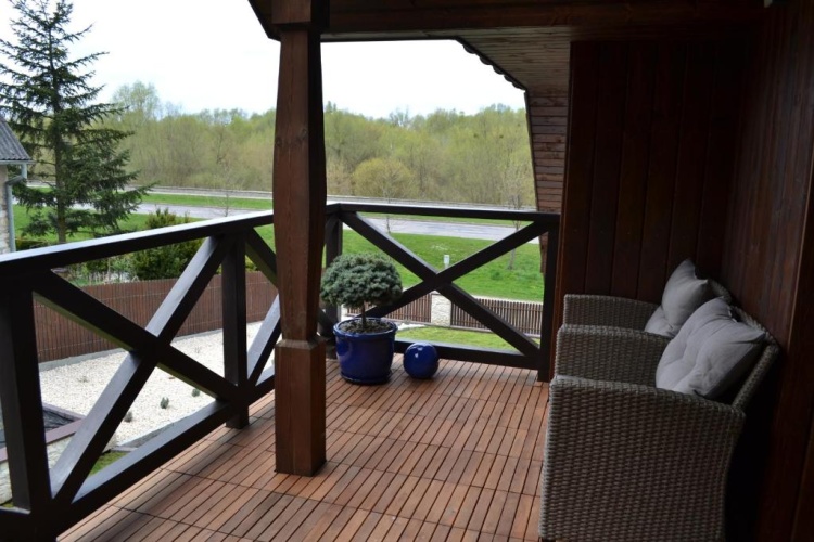 Studio with balcony