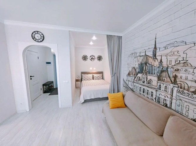 Фотография номера квартиры Апартаменты на улице Дмитрия Менделеева 2