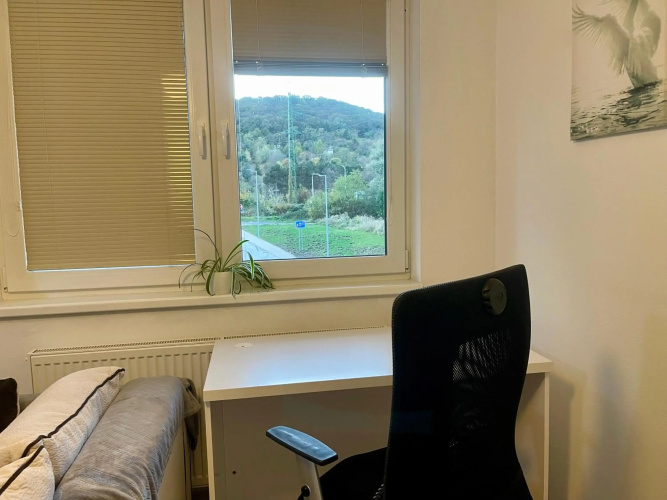Apartment Rosnička with King Bed, Balcony, Free Parking