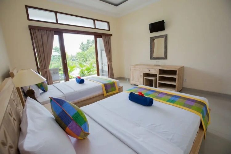 1 Bedroom Standard Twin room with garden view