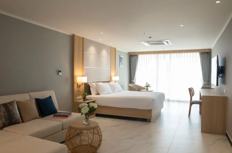 Deluxe Family room with sea view