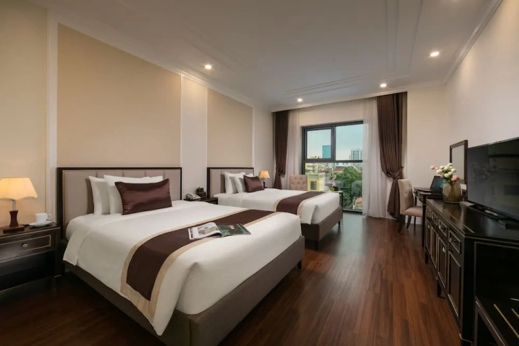 Deluxe Twin room with city view