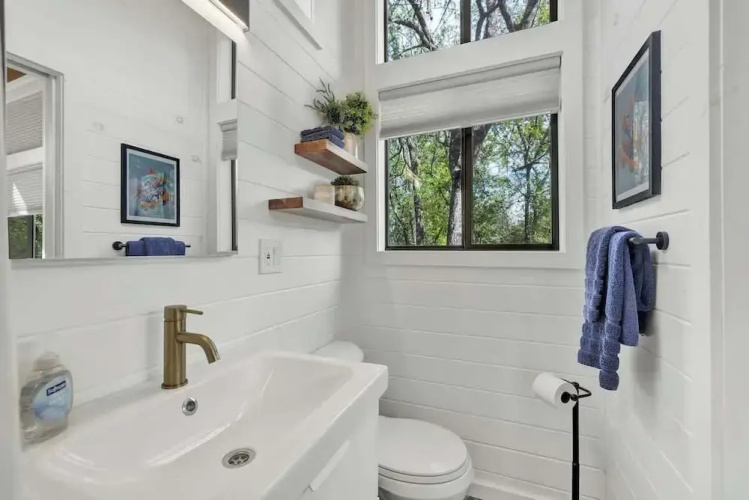 Selena-romantic Tiny Home-firepit