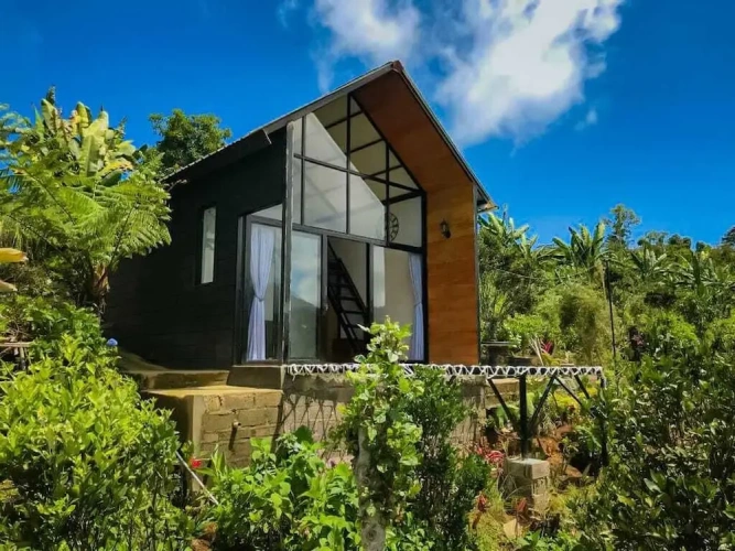 Standard Quadruple room with balcony and with mountain view