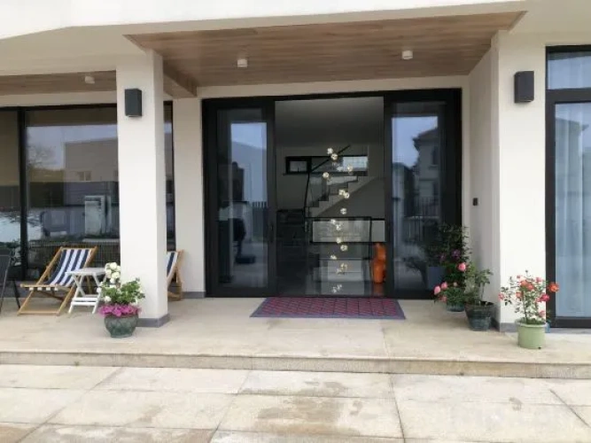 Outside