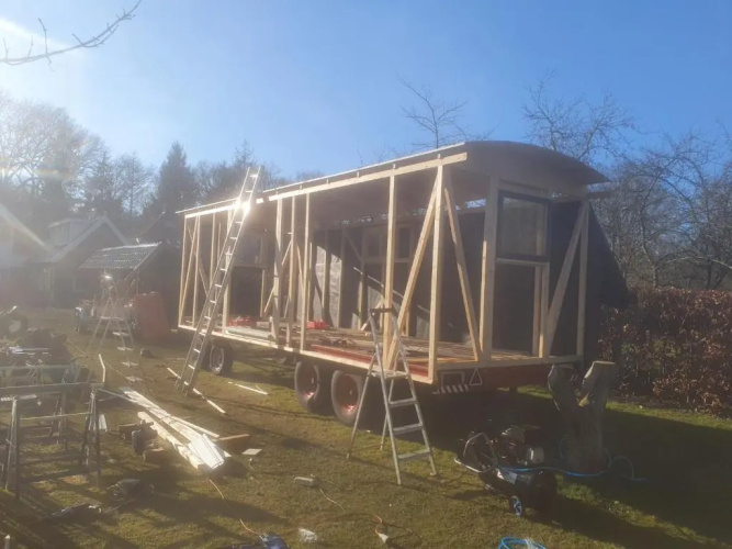Tiny house op wielen Friesland