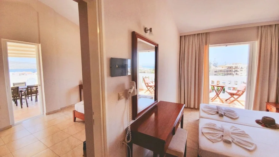 2 Bedrooms Standard Duplex room with balcony and with sea view
