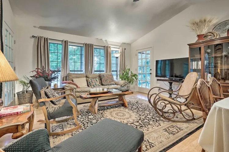Riverfront Martindale House w/ 2 Covered Decks