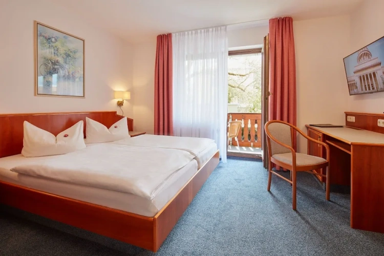Standard Double room with balcony and with garden view