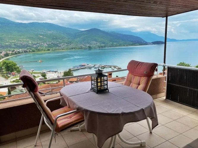 Apartment with balcony and with view