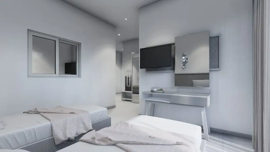 2 Bedrooms Deluxe Quadruple room