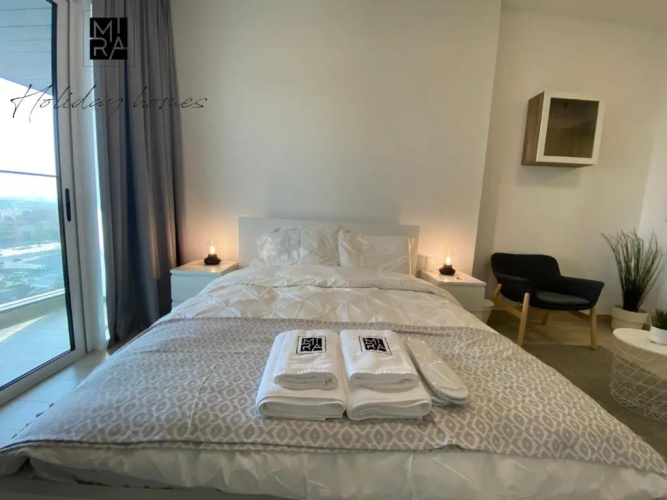 Serviced Studio in Bloom Heights by Mira Holiday Homes
